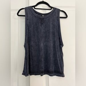 Free People Navy Tank Top